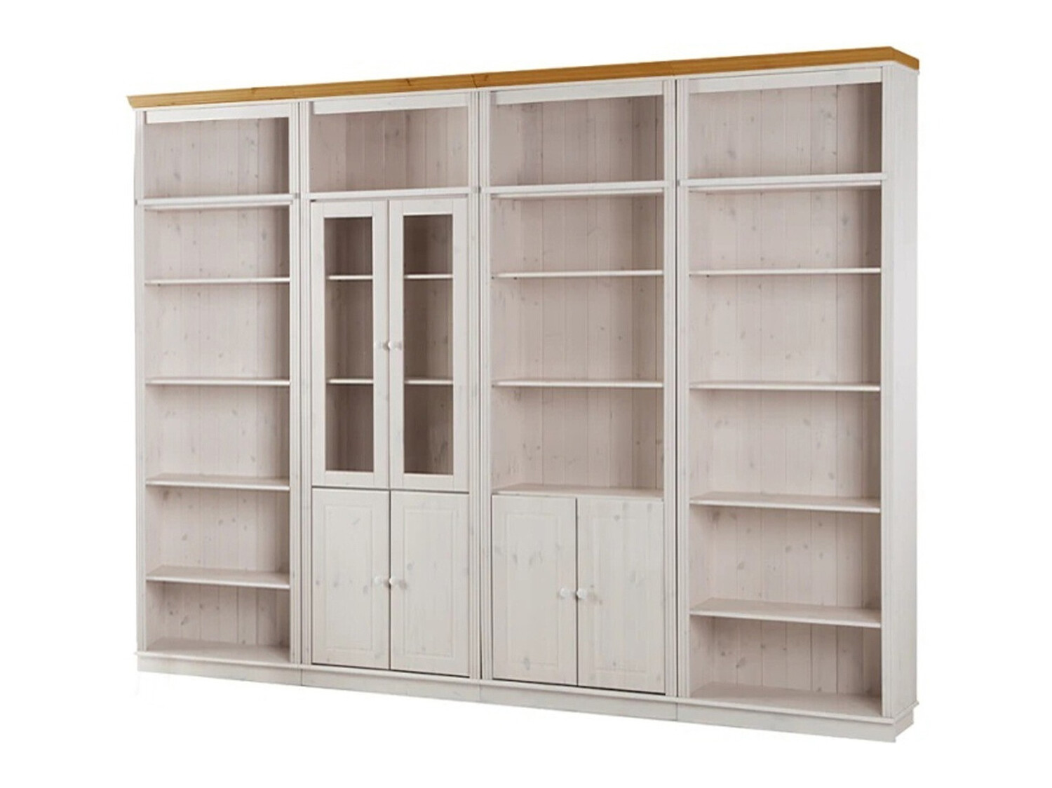 Set polica Saltoro 112 (Bijela + Hrast u boji meda)