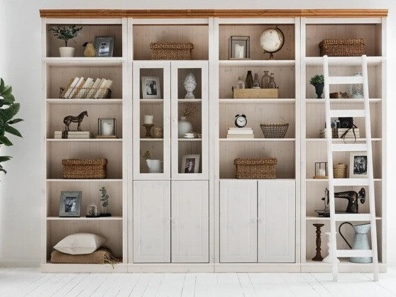 Set polica Saltoro 112 (Bijela + Hrast u boji meda)