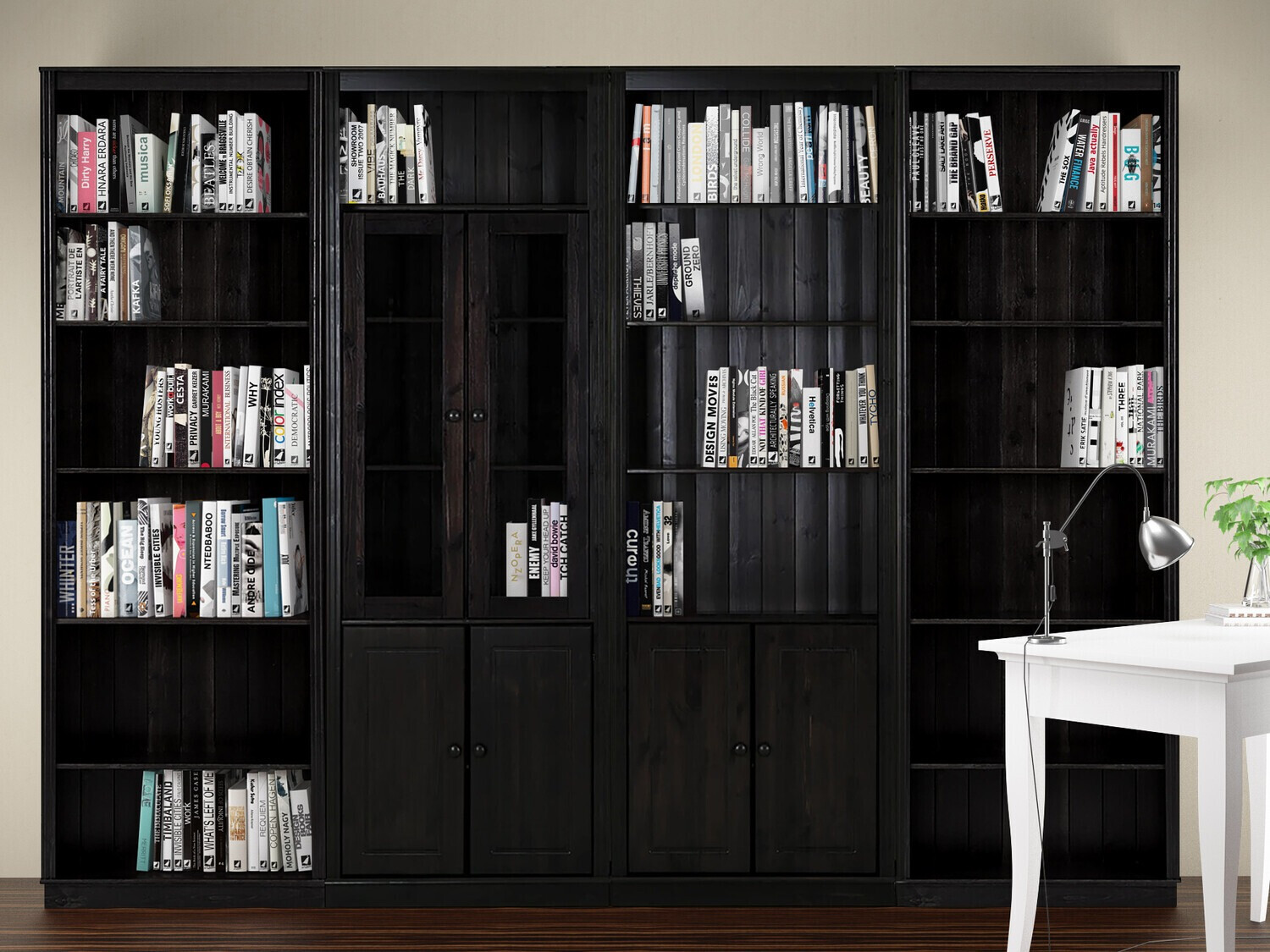 Set polica Saltoro 112 (Tamno smeđa)