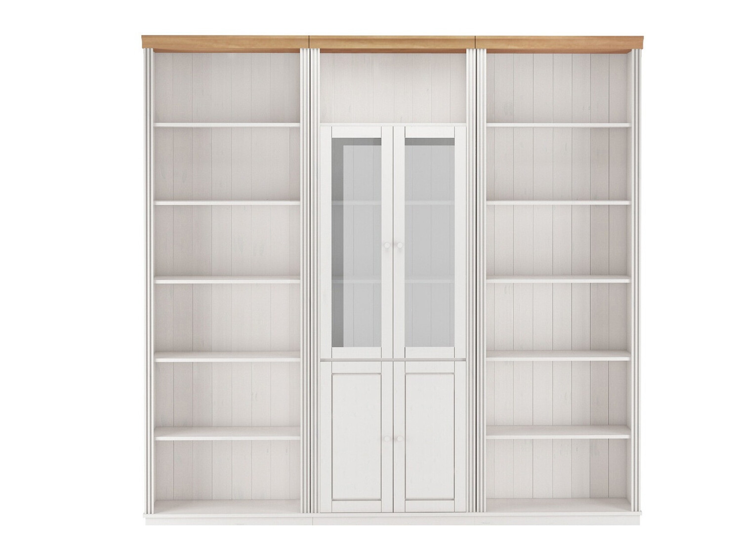 Set polica Saltoro 113 (Bijela + Hrast u boji meda)