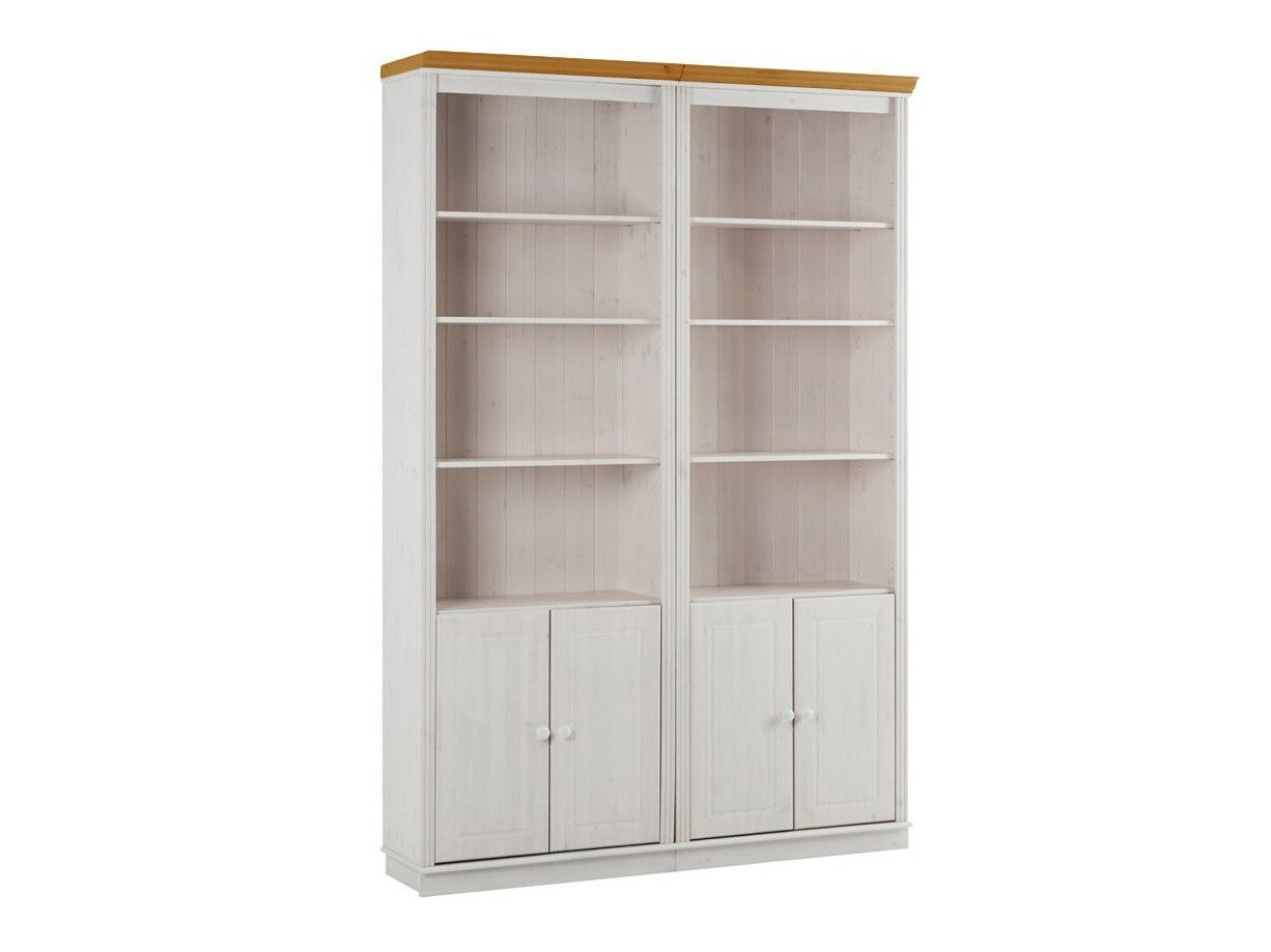 Set polica Saltoro 115 (Bijela + Hrast u boji meda)