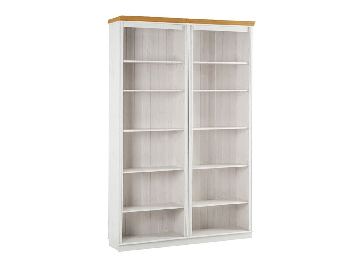 Set polica Saltoro 116 (Bijela + Hrast u boji meda)