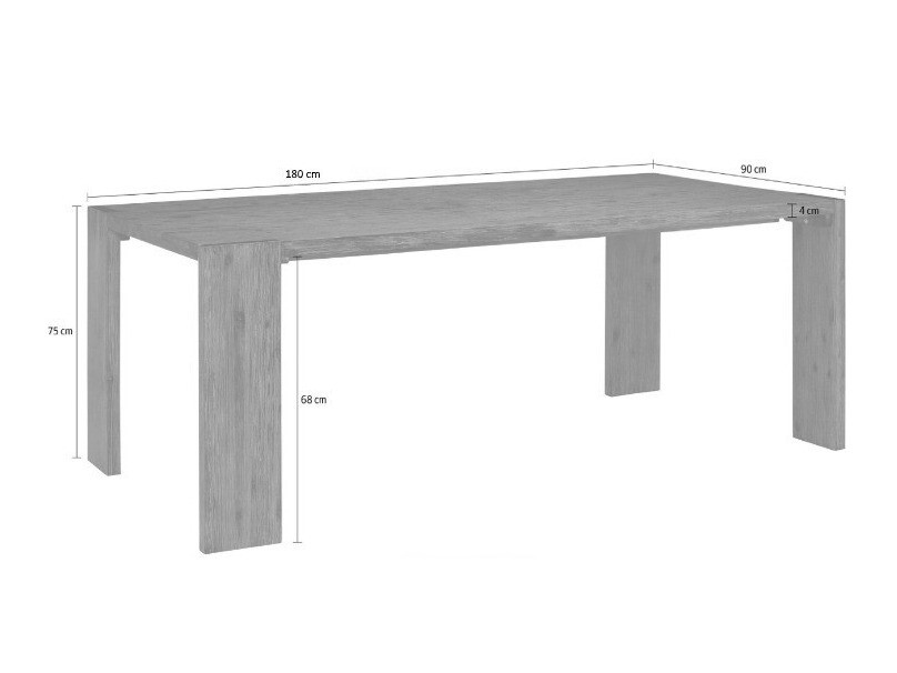 Stol Denton 245 (Bagrem)