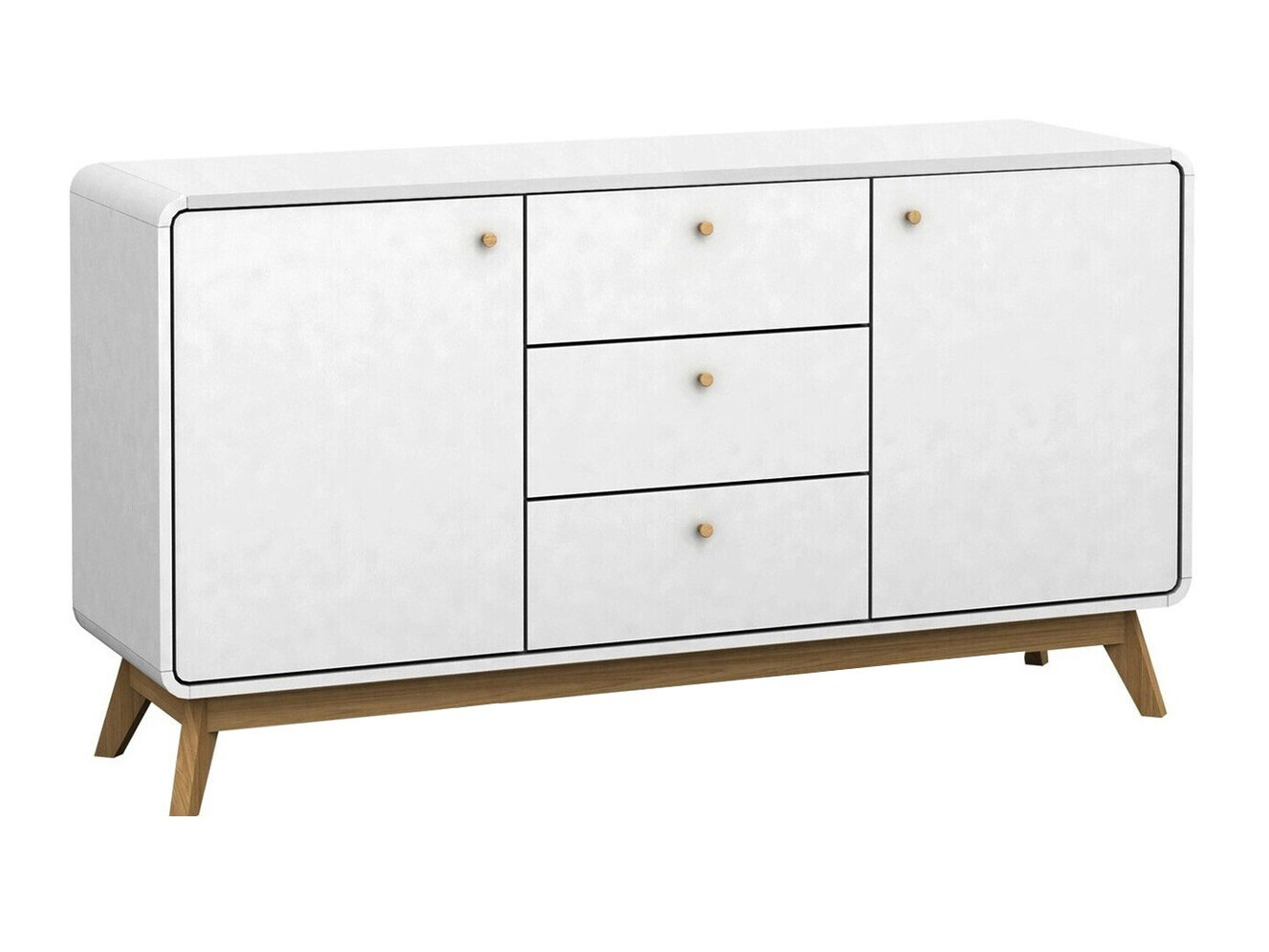 Komoda Elbtena 110 (Bijela + Hrast)