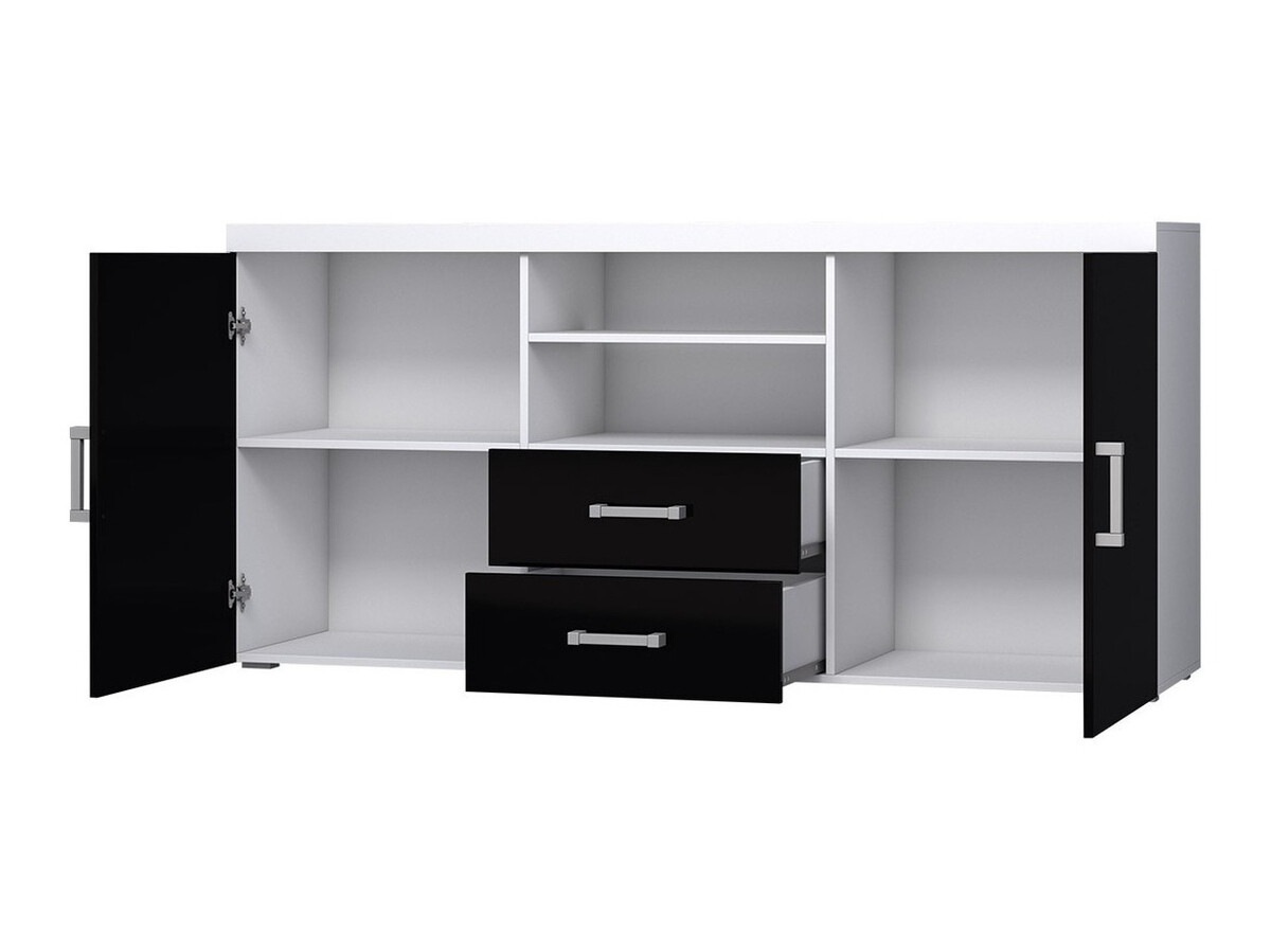 Komoda Odebeli 105 (Bijela + Sjajno bijela)