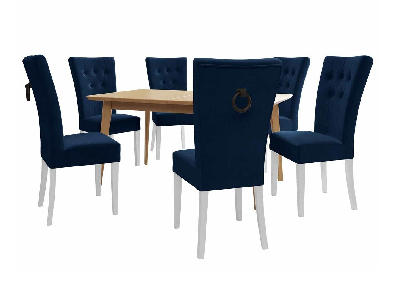 Blagovaonski set Racine 144 (Crna + Magic Velvet 2216)