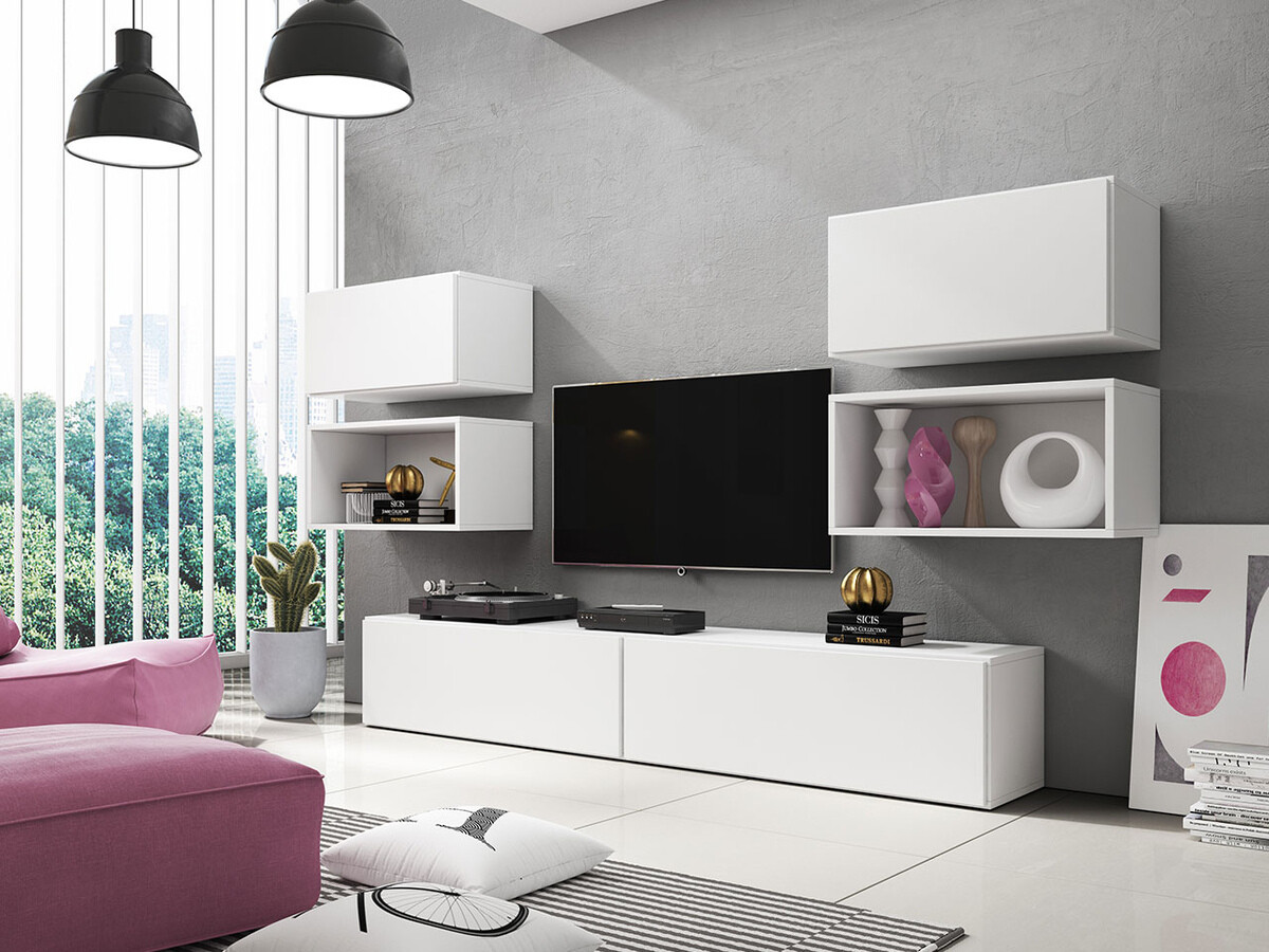 Zidna polica Corbele 103 (Crna)