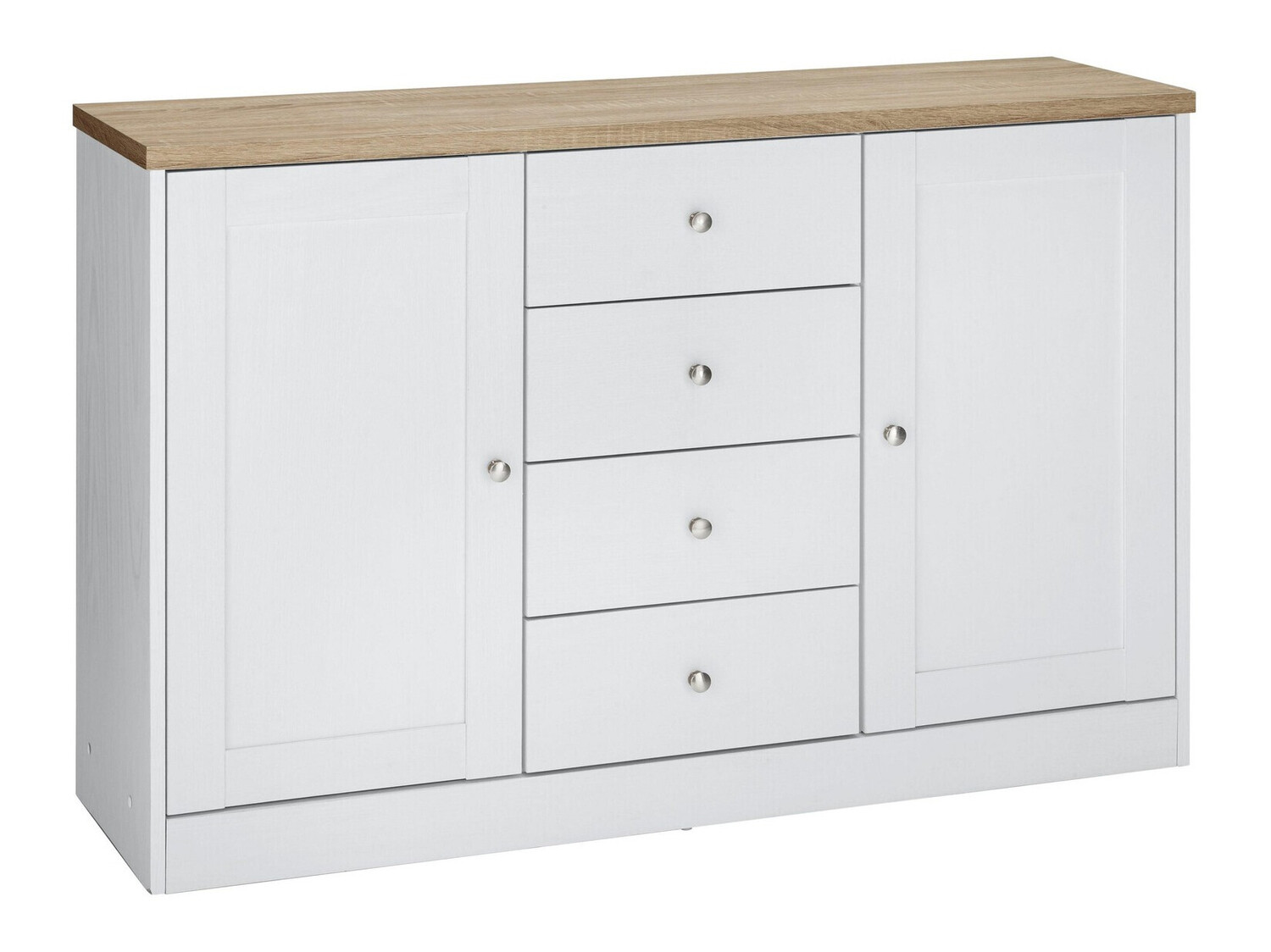 Komoda Cirtene 105 (Bijela + Hrast)