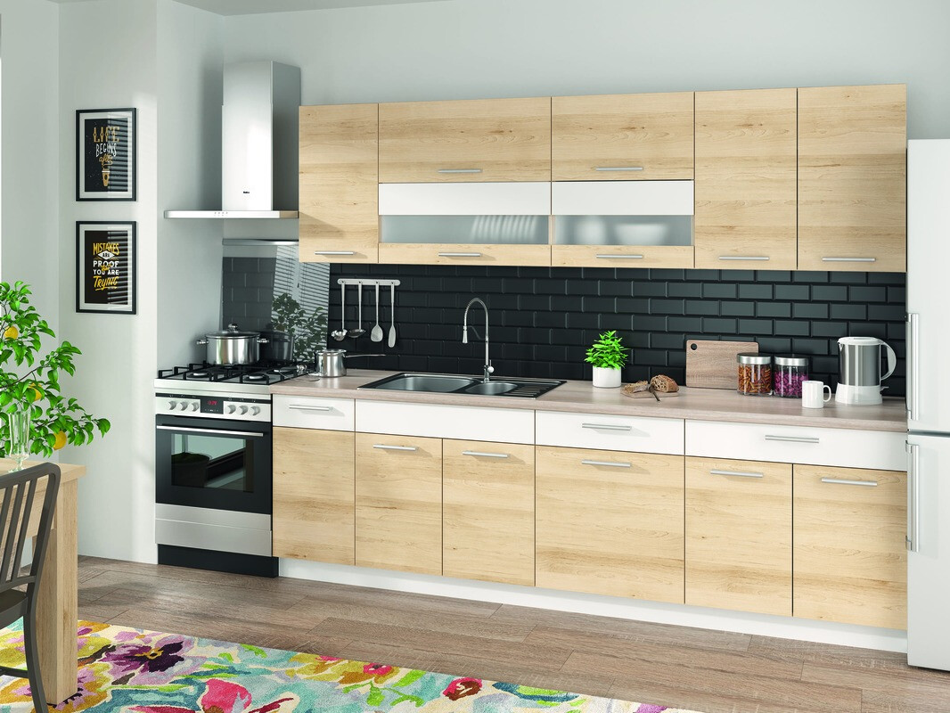 Modularni ormarić s ladicom i vratima Mode Beech 109