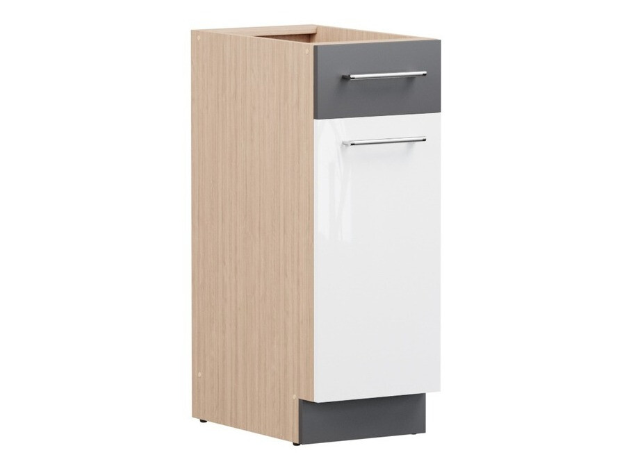 Modularni ormarić s ladicom i vratima Mode White 109