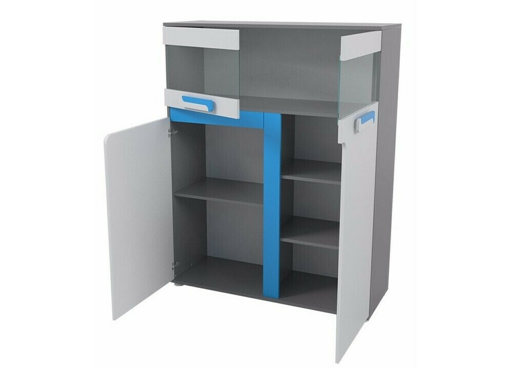 Ormarić Levtala 113 (Svijetli hrast + Bijela)