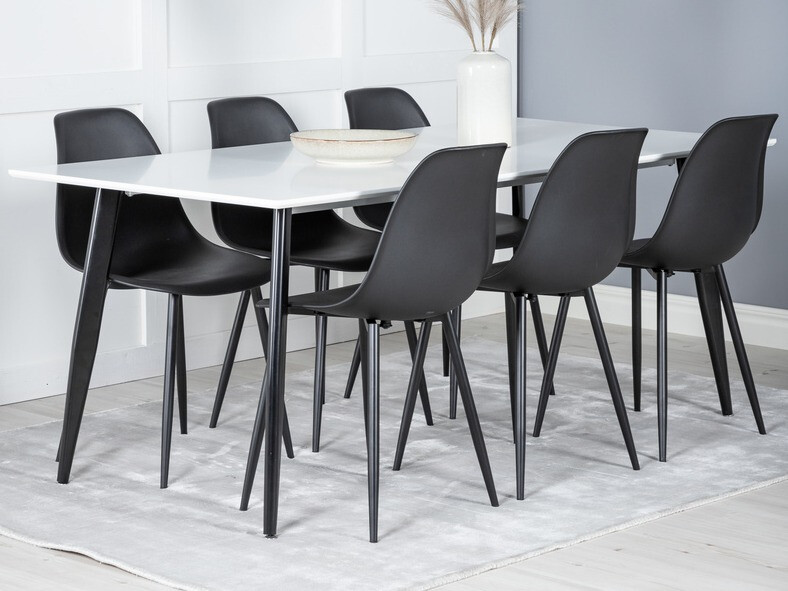 Stol Dallas 127 (Bijela + Crna)