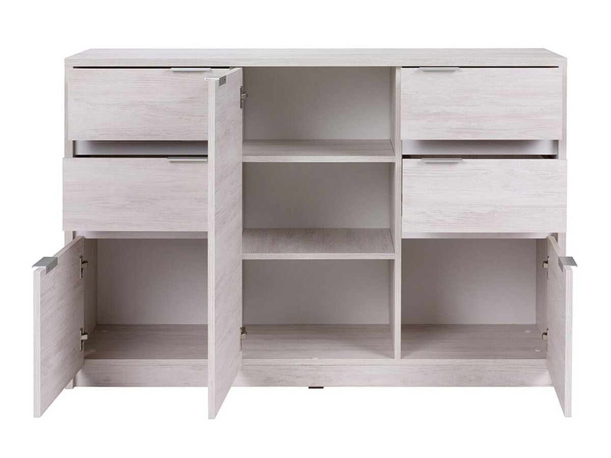 Komoda Fivelbo 101 (Hrast Monastery + Sjajno crna)