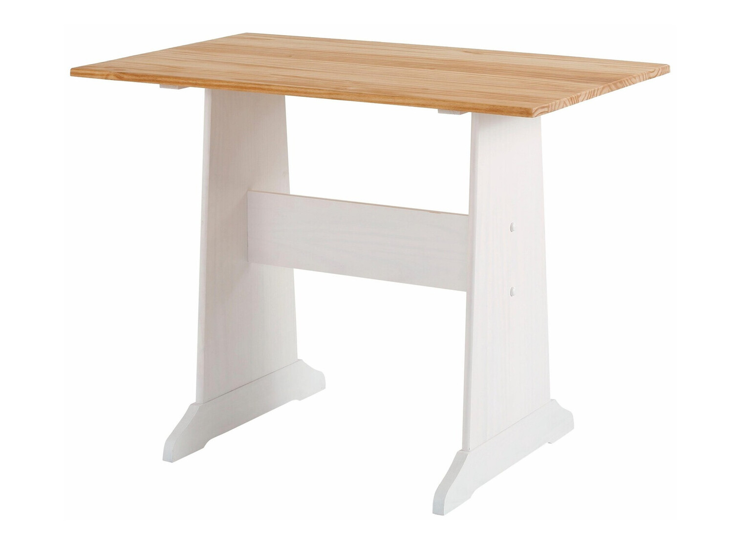 Kutni blagovaonski set Denton 204 (Bijela + Bor)