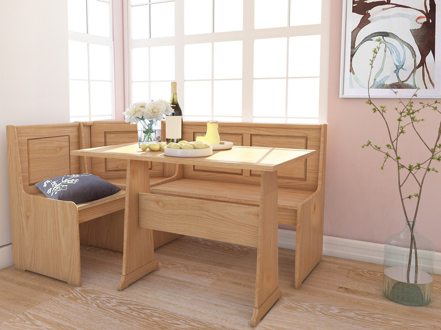 Kutni blagovaonski set Denton 204 (Bor)