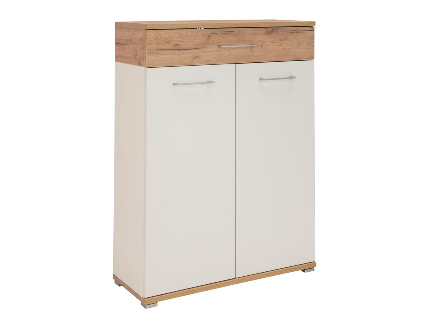 Komoda Nuveno 100 (Bijela + Navarra hrast)