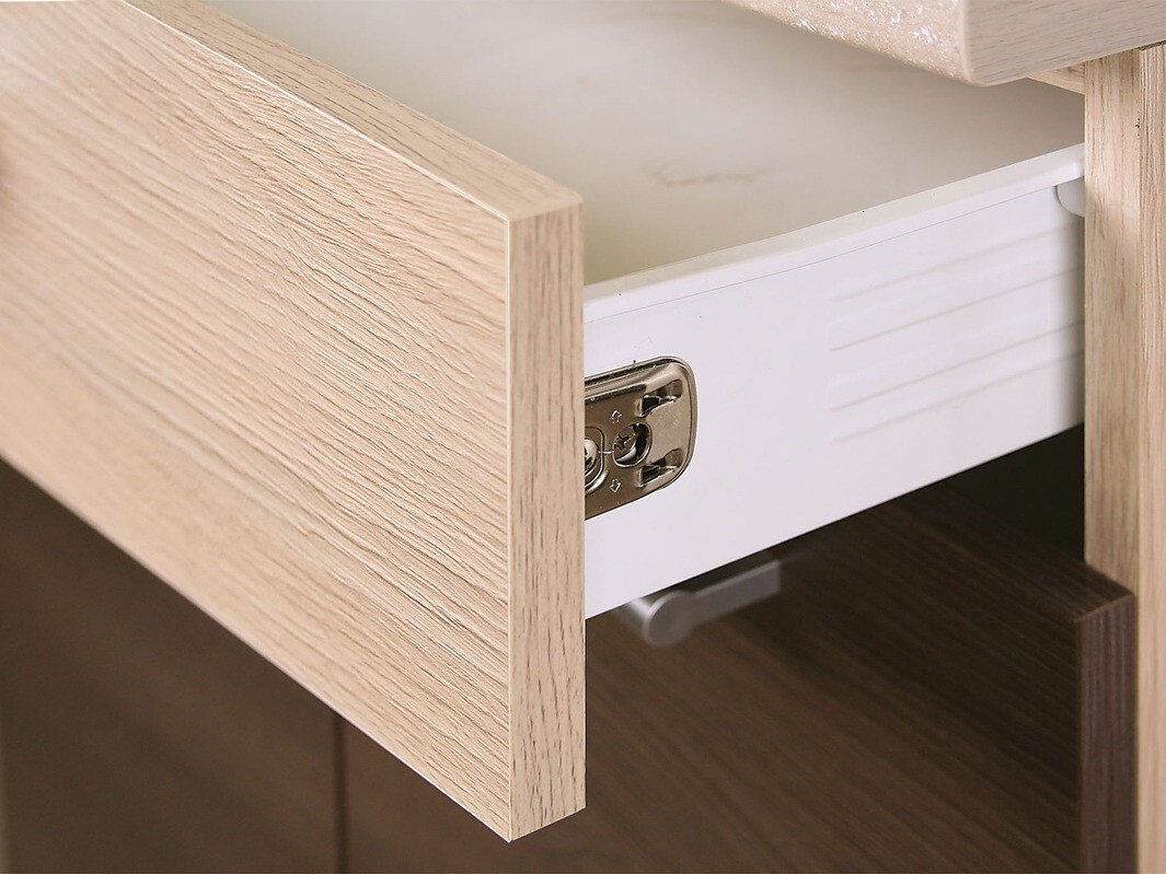 Modularni ormarić s ladicom i vratima Mode White 113