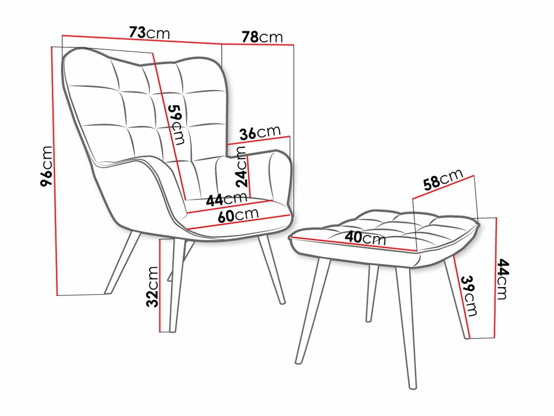 Fotelja Comfivo Cautio (Zelena)