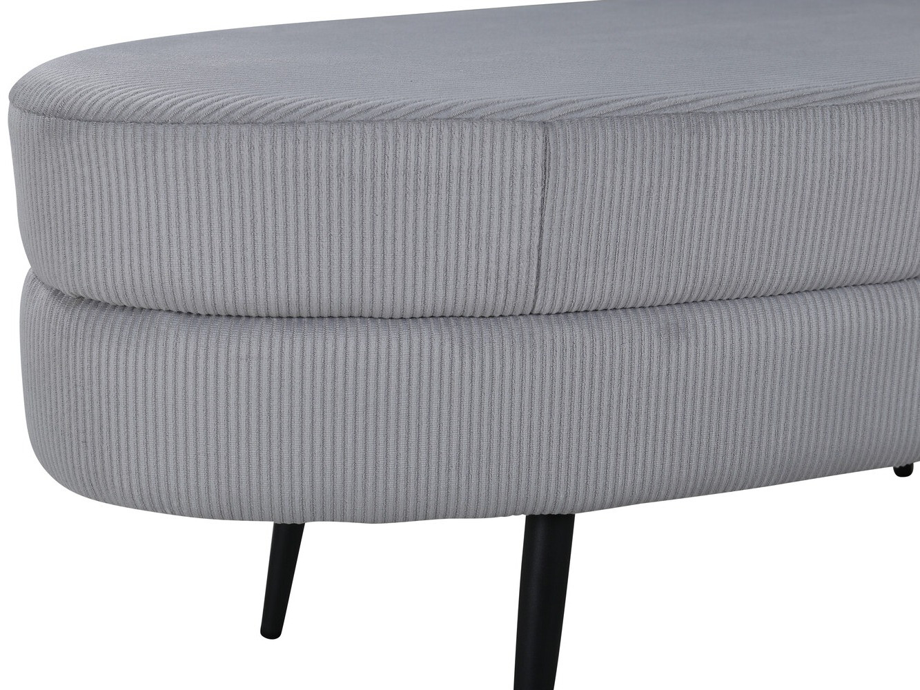 Meka klupa Dallas 2920 (Siva + Crna)