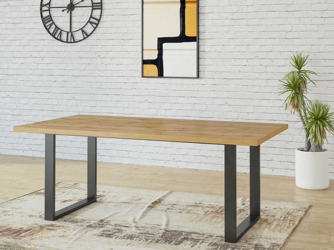 Stol Avicavu 106 (Hrast Wotan + Crna)