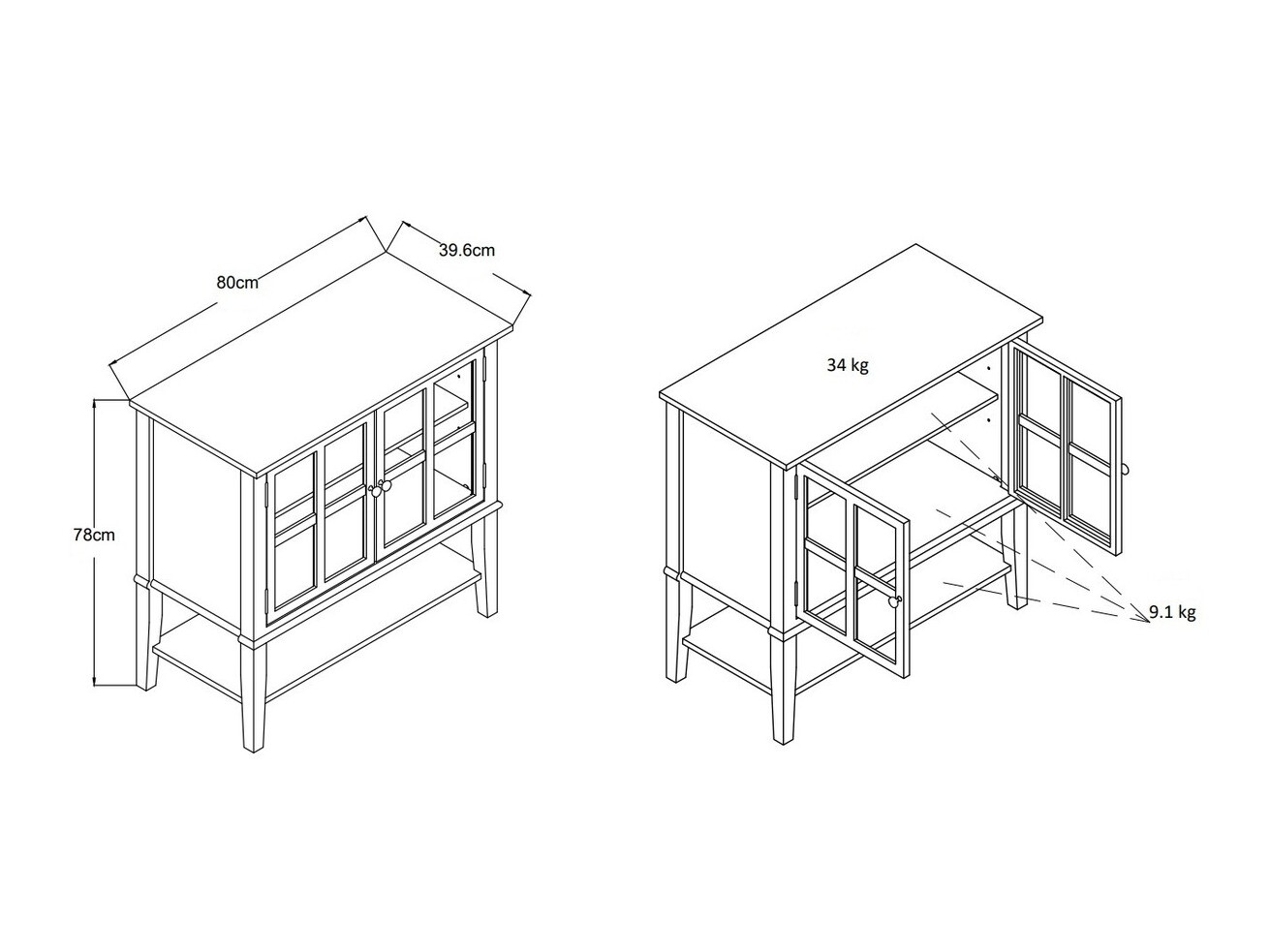 Ormarić Sonfivo 104 (Siva)