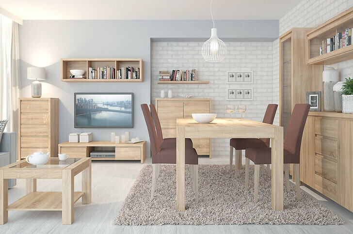 Polica Nolroma 127 (Sonoma hrast)