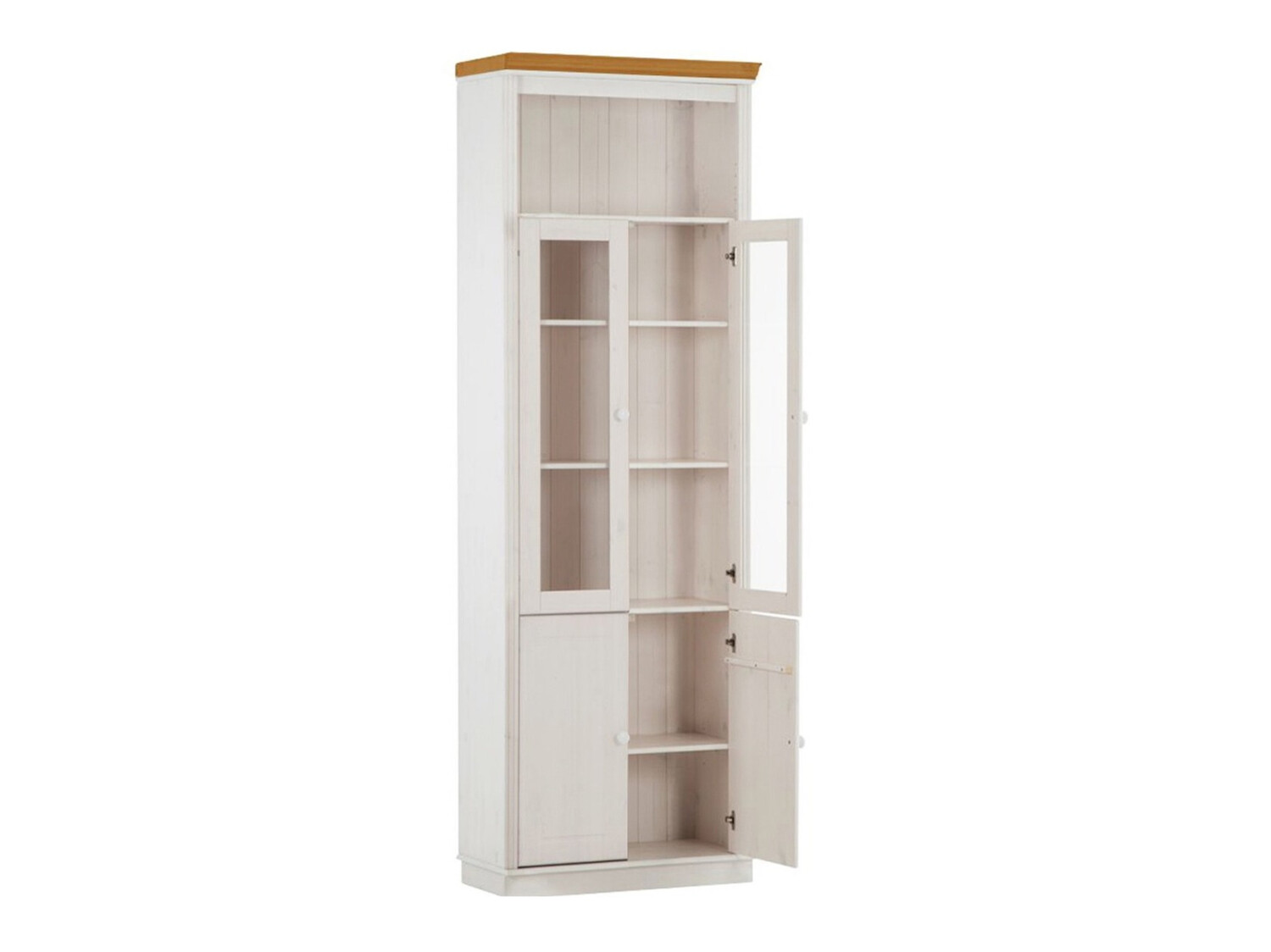 Polica Saltoro 104 (Bijela + Hrast u boji meda)