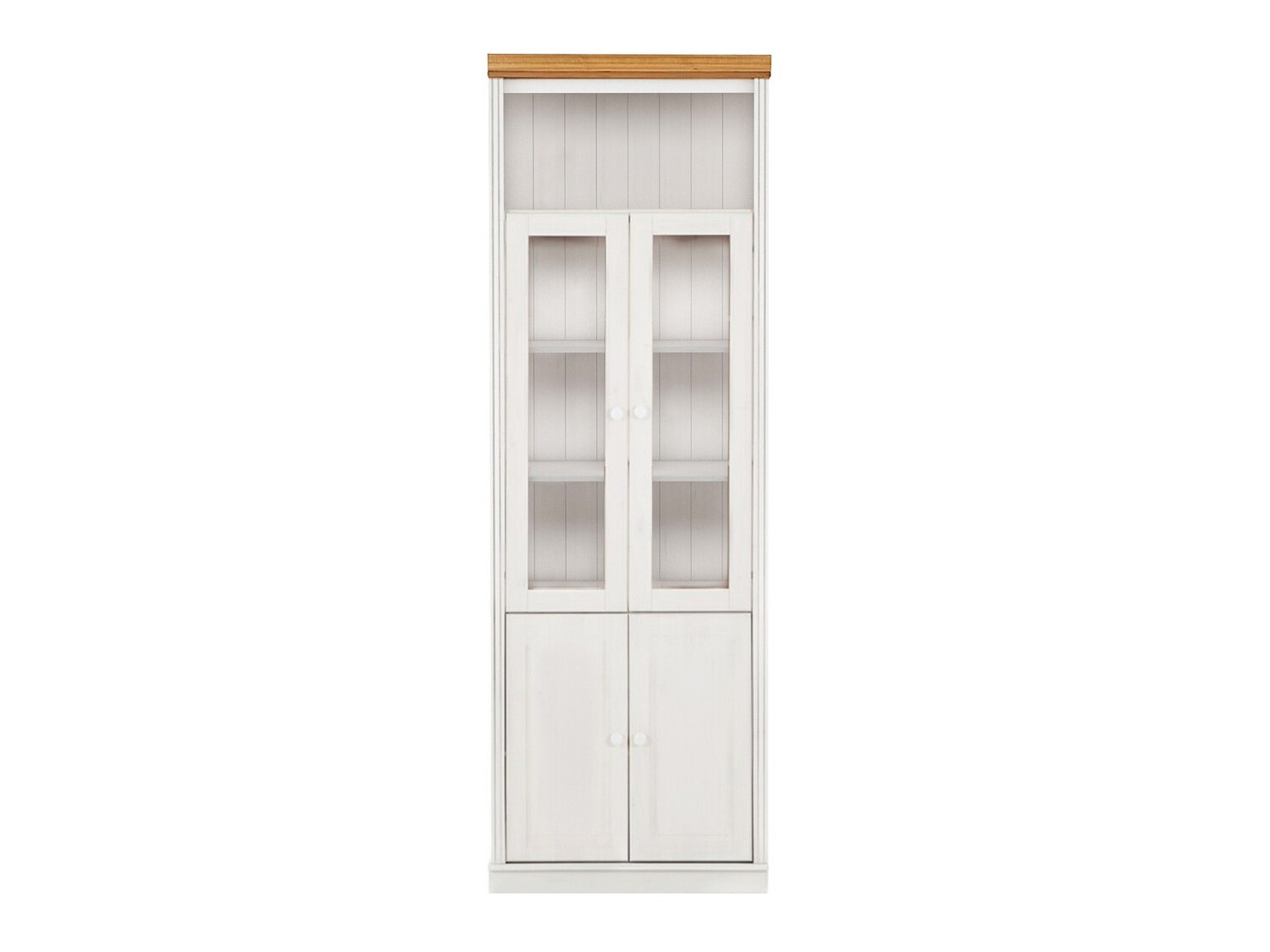 Polica Saltoro 104 (Bijela + Hrast u boji meda)