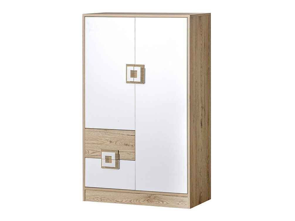 Komoda Balvire 108 (Lagani hrast + Bijela)