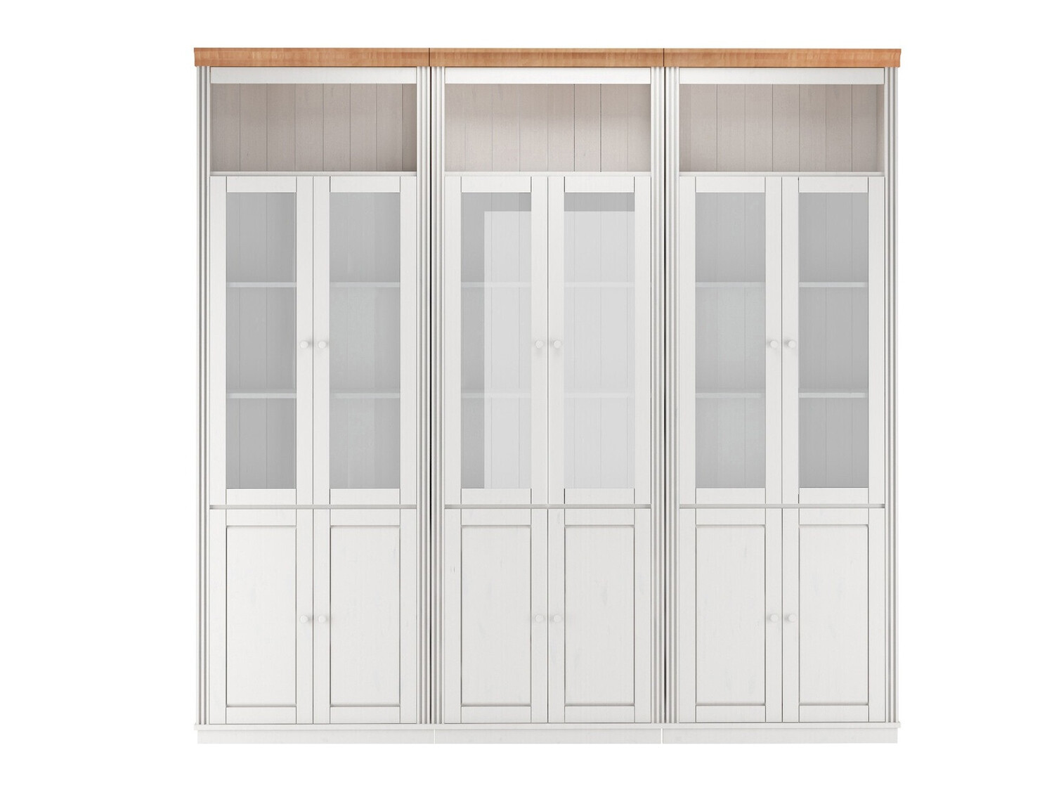 Set polica Saltoro 114 (Bijela + Hrast u boji meda)