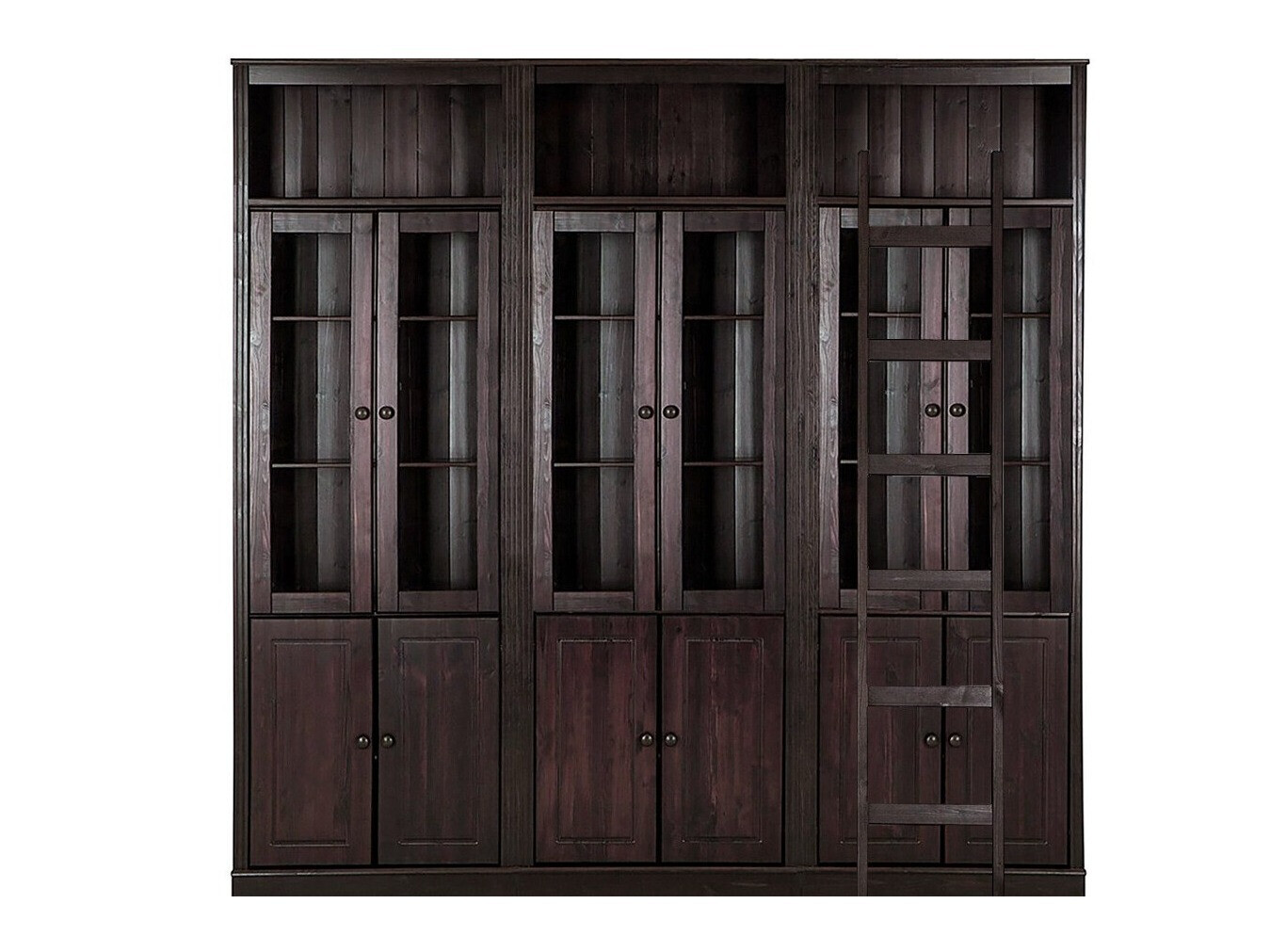 Set polica Saltoro 130 (Tamno smeđa)