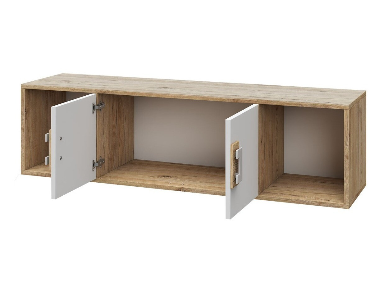 Set za dječju sobu Balvire 116 (Svijetli hrast + Bijela + Tirkizna)