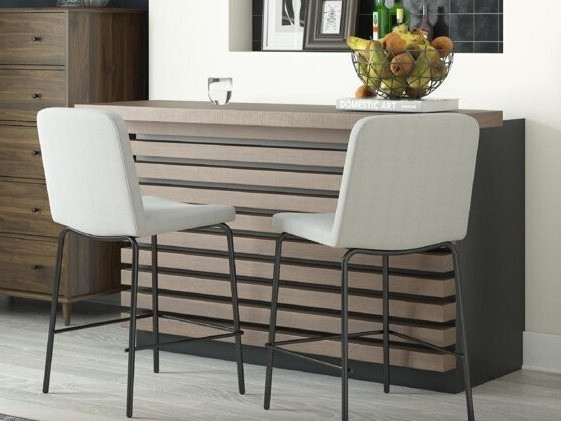 Polubarska stolica Tulsa 209 (Siva + Crna)