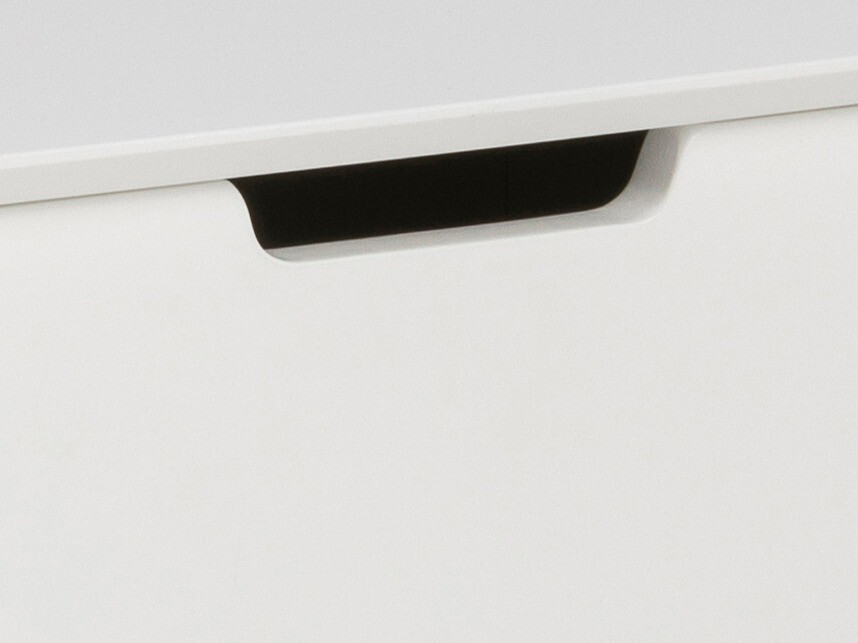 Noćni ormarić Norsica 105 (Bijela + Hrast)