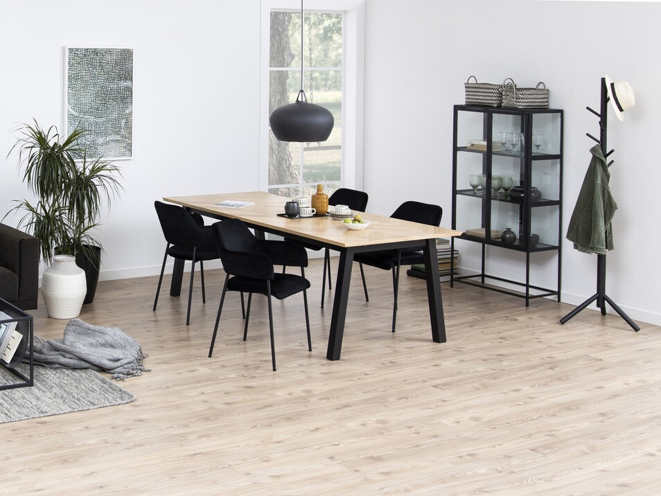 Polica Norsica Sevferi 141 (Crni jasen + Crna)