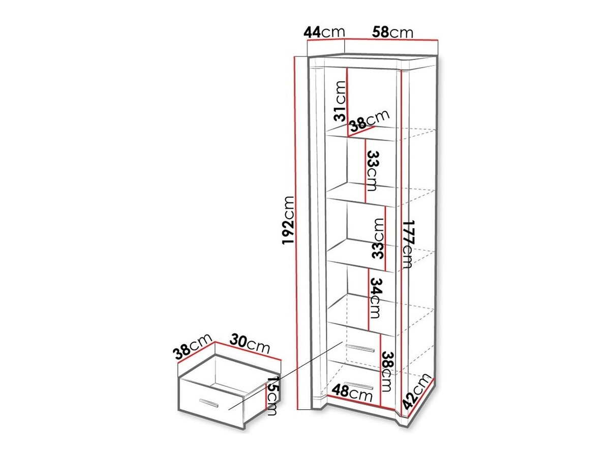 Polica Lorelie 115 (Tartuf)