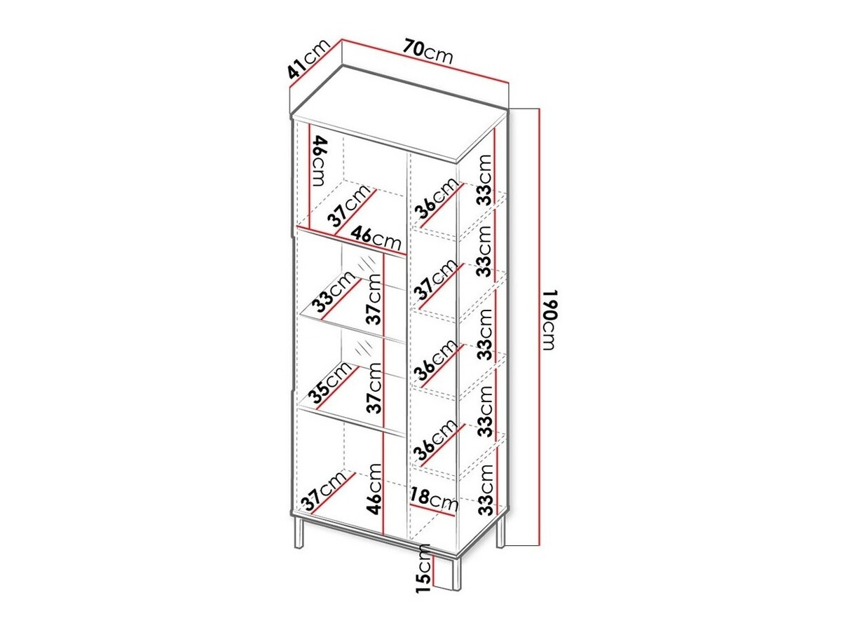 Polica Lomsore 106 (Svijetlo drvo)