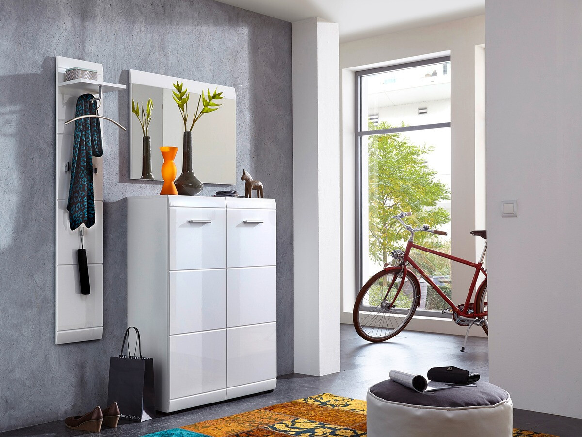 Vješalica Livromu 104 (Sjajno bijela)