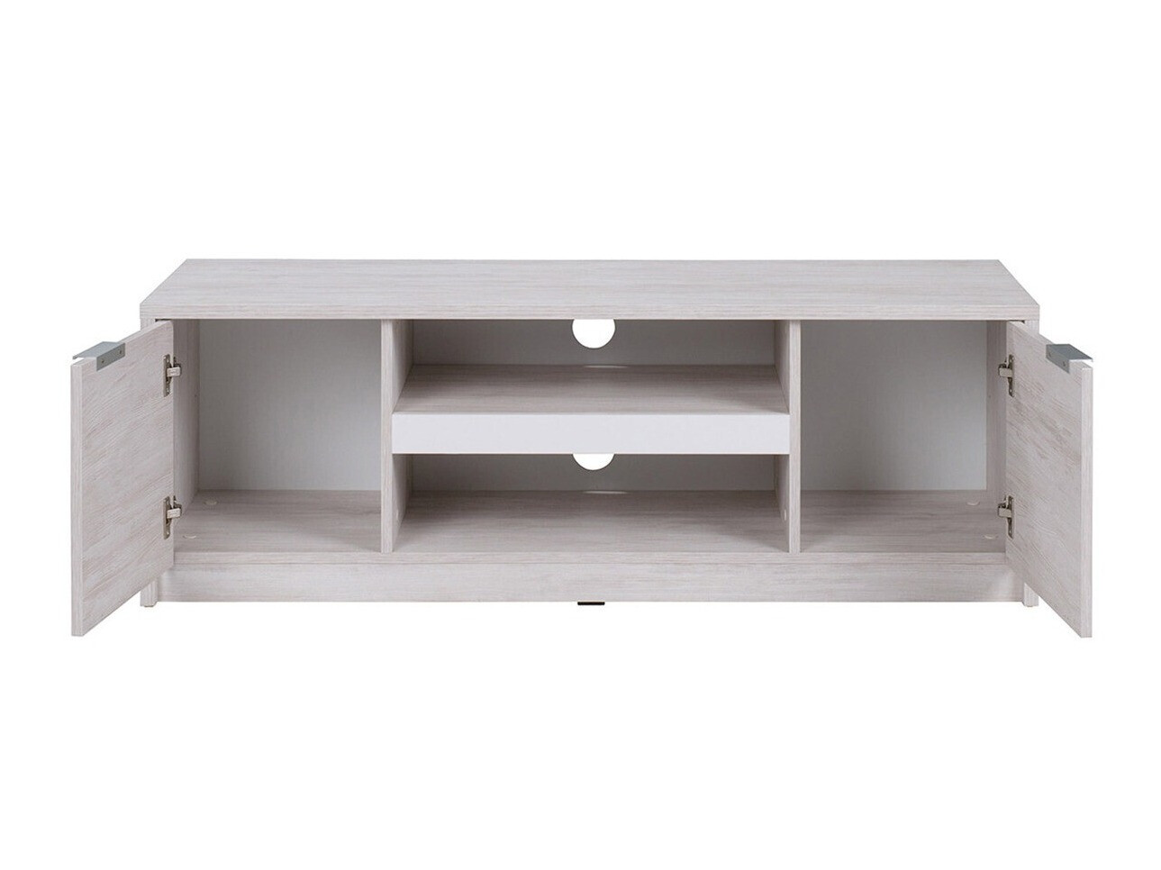 Set za dnevni boravak Fivelbo 114 (Hrast Monastery + Sjajno crna)