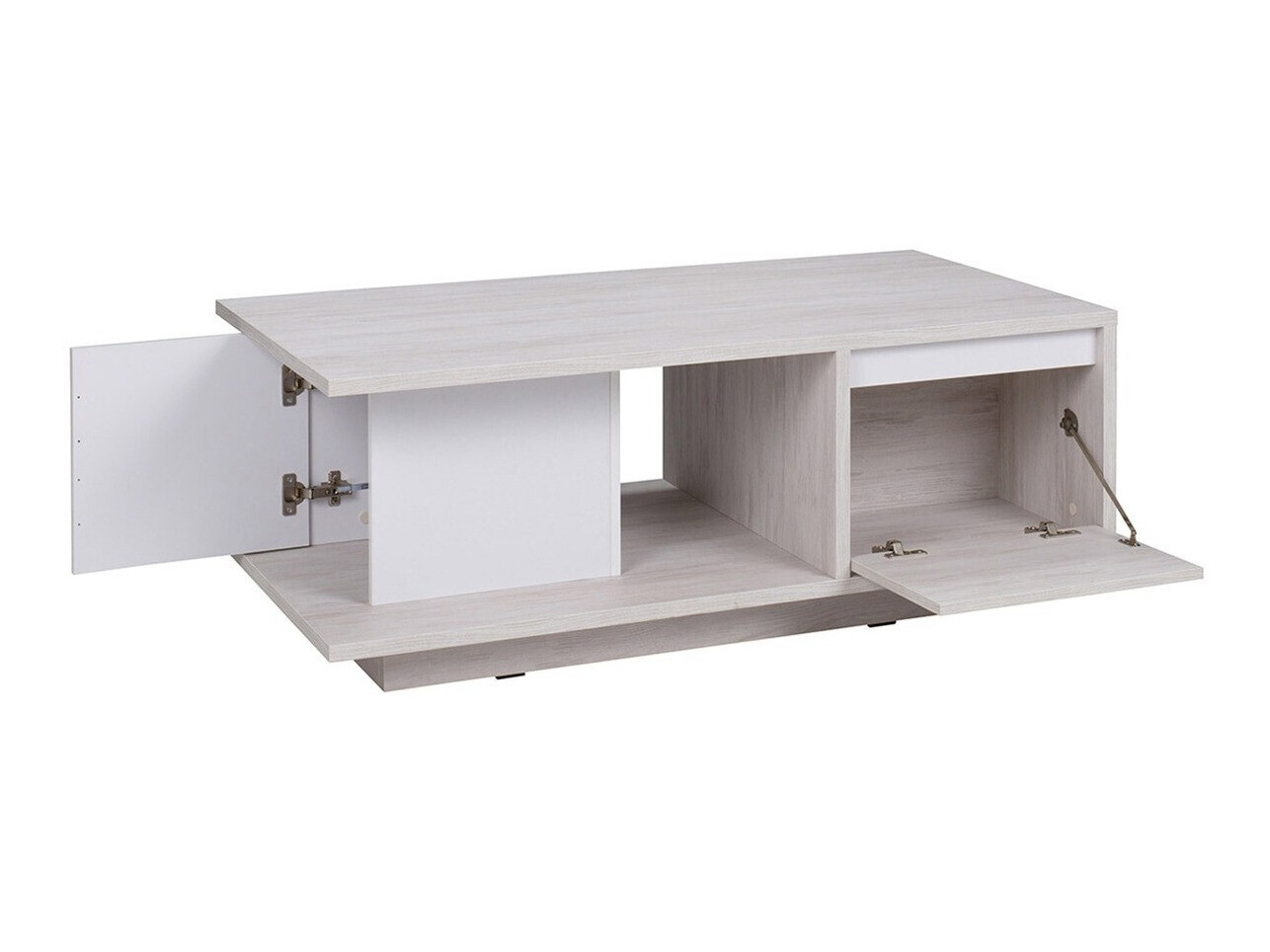 Set za dnevni boravak Fivelbo 114 (Hrast Monastery + Sjajno crna)