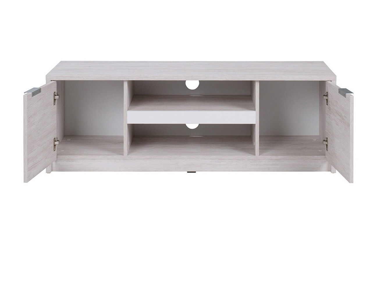 Set za dnevni boravak Fivelbo 114 (Hrast Monastery + Sjajno crna)