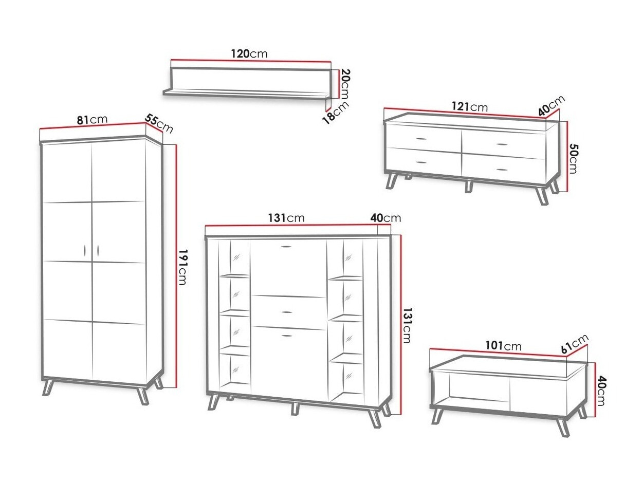 Set za dnevni boravak Talsere 110