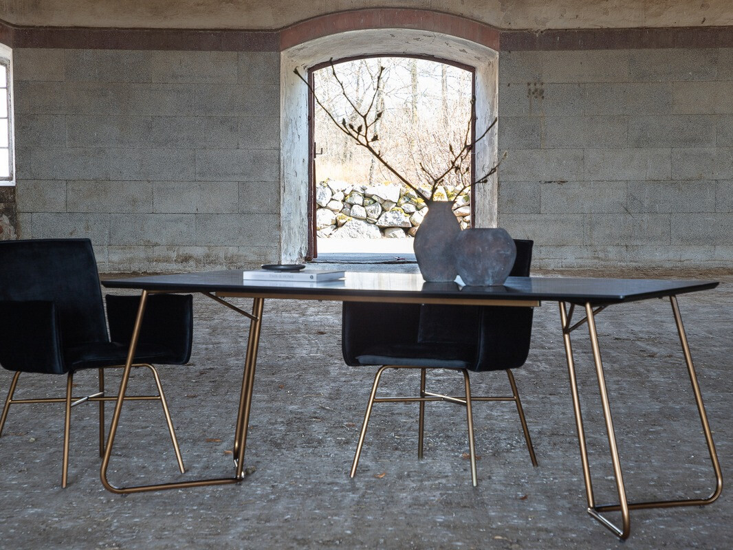 Stol Dallas 1721 (Crna + Bakar)