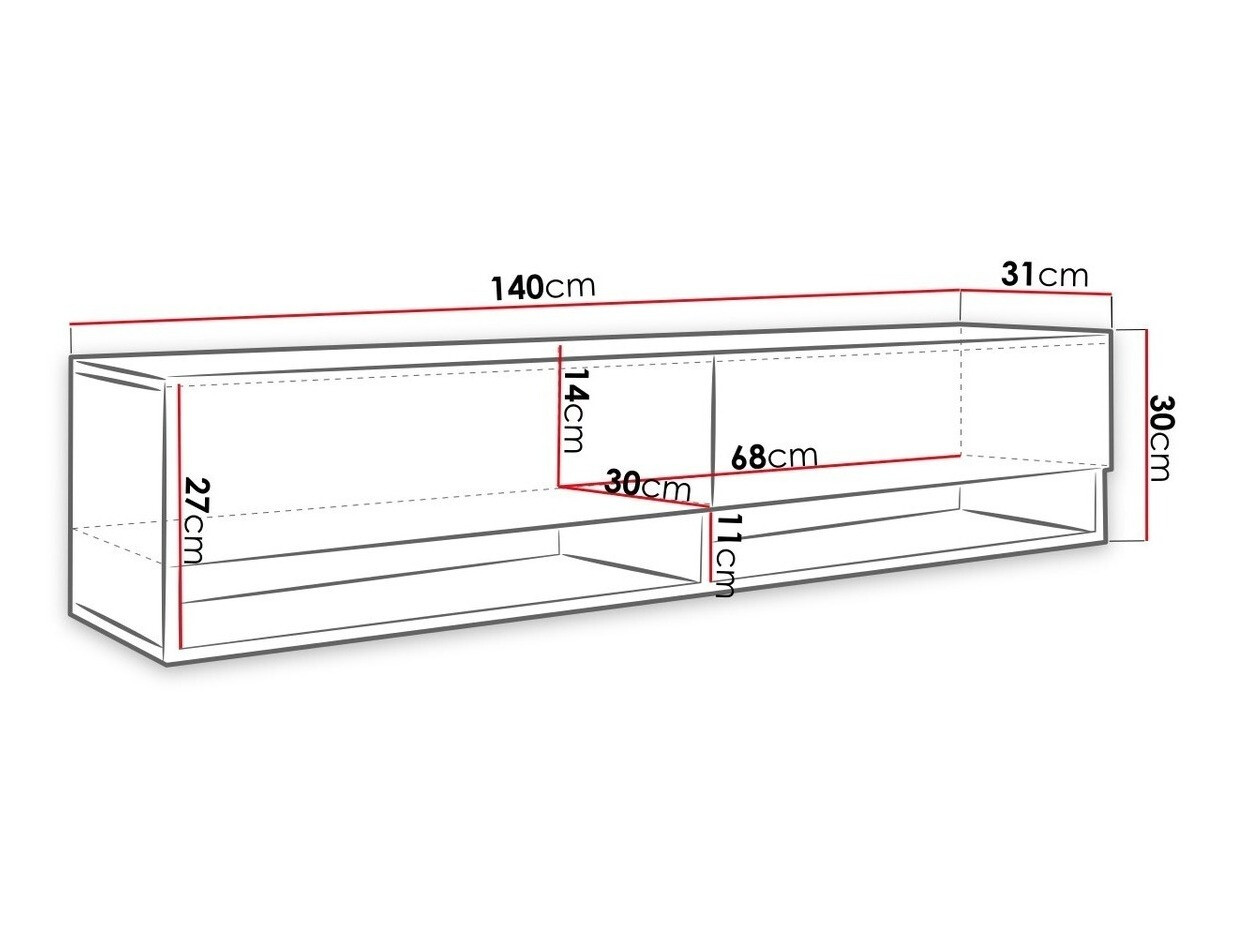 TV stol Sarasota 118 (Hrast Wotan)