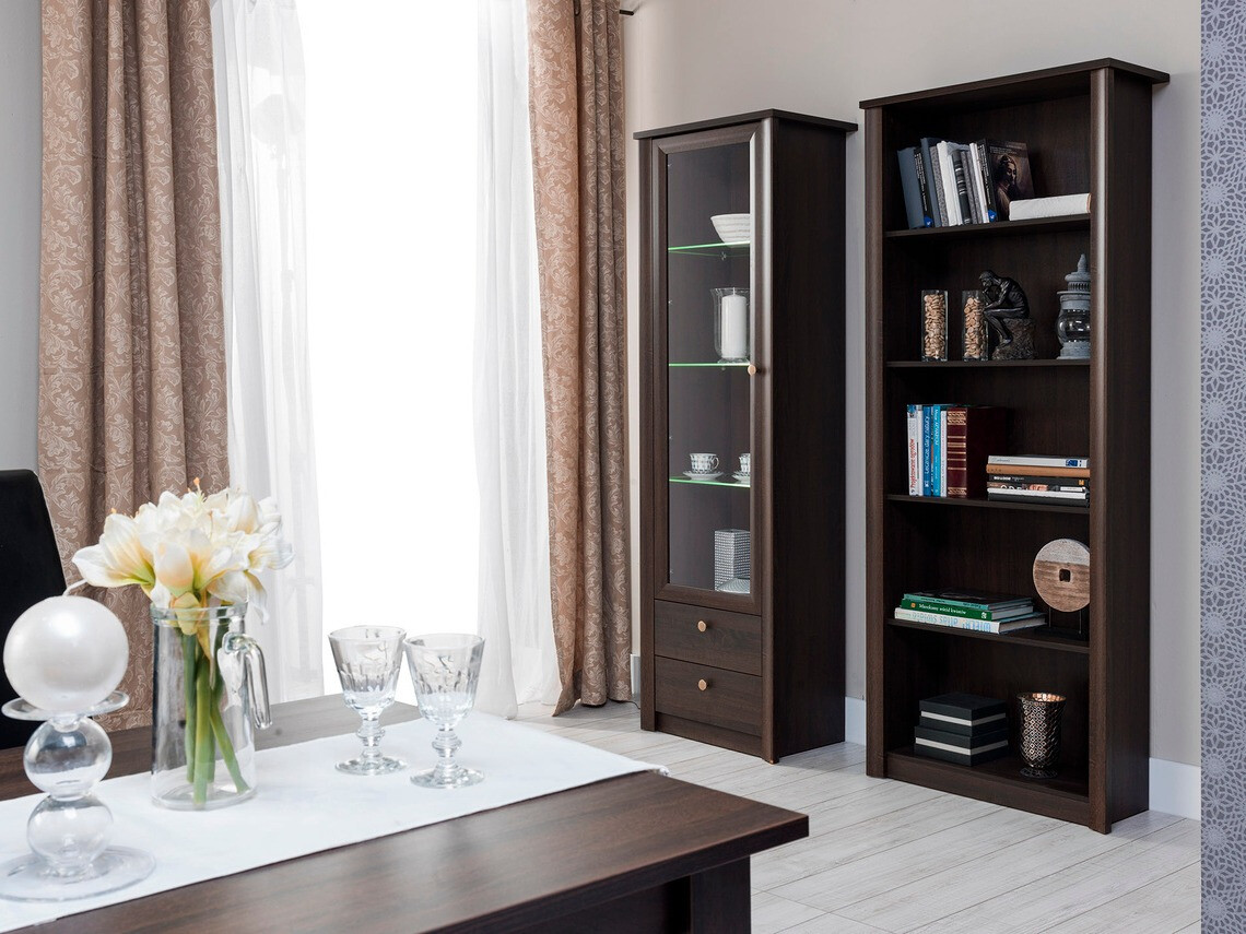 Polica Elialo 119 (Tamni hrast Sonoma)