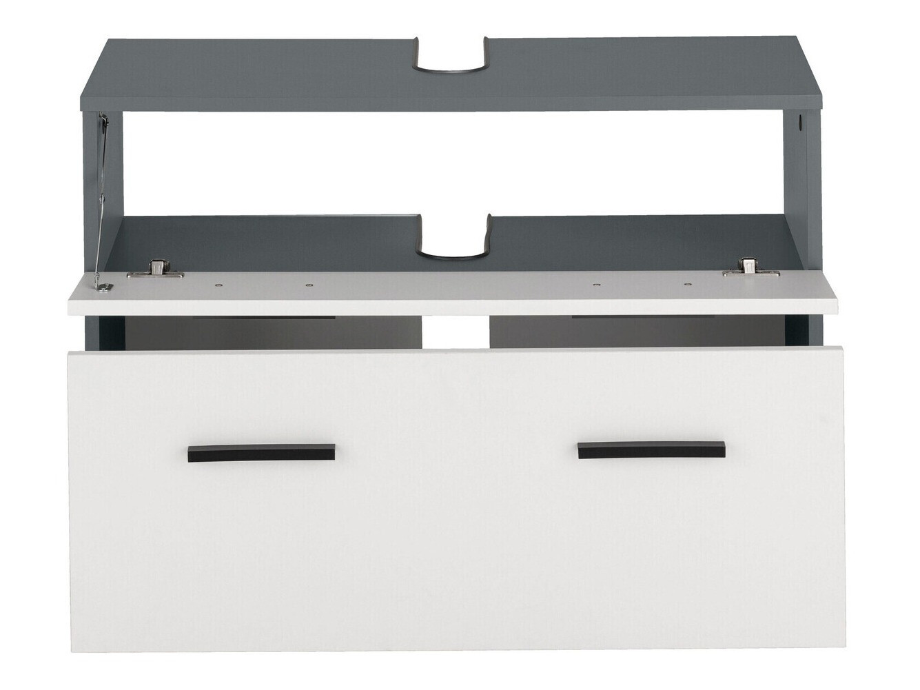 Kupaonski namještaj Larlori 105 (Antracit + Bijela)