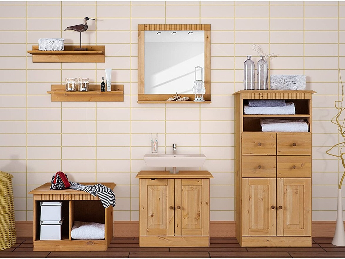 Samostojeći kupaonski ormarić Deletri 105 (Bor)