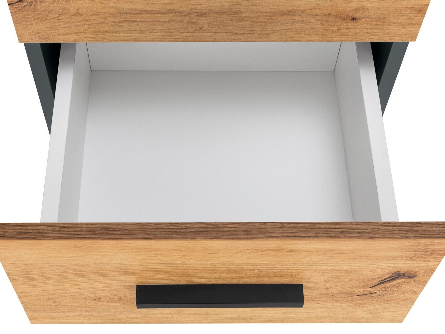 Samostojeći kupaonski ormarić Larlori 102 (Antracit + Hrast)