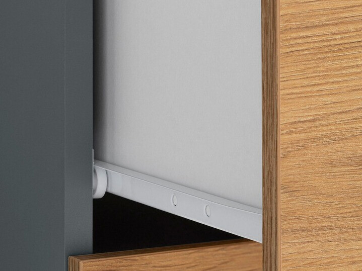 Samostojeći kupaonski ormarić Larlori 102 (Antracit + Hrast)