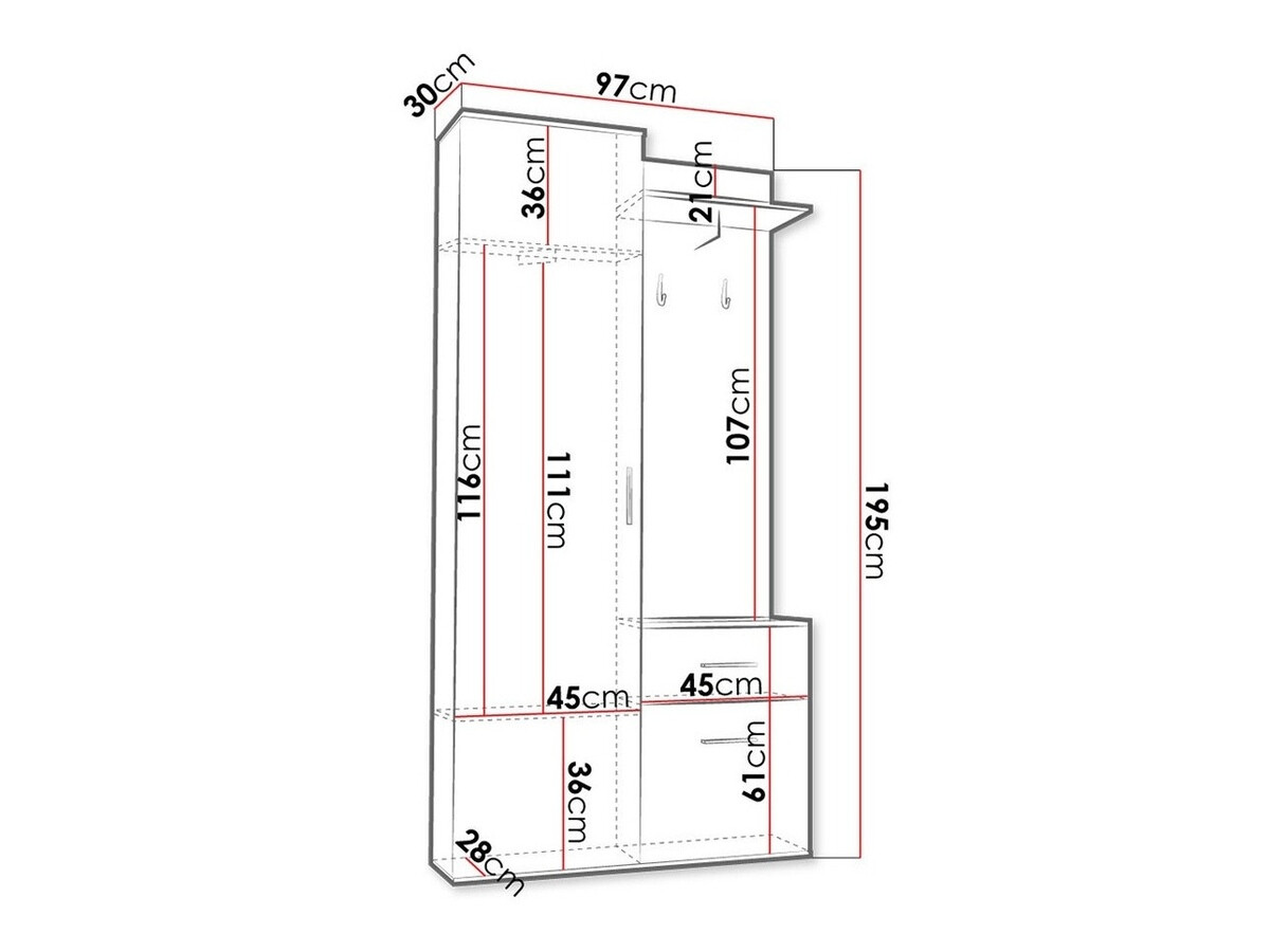 Set za hodnik Columba